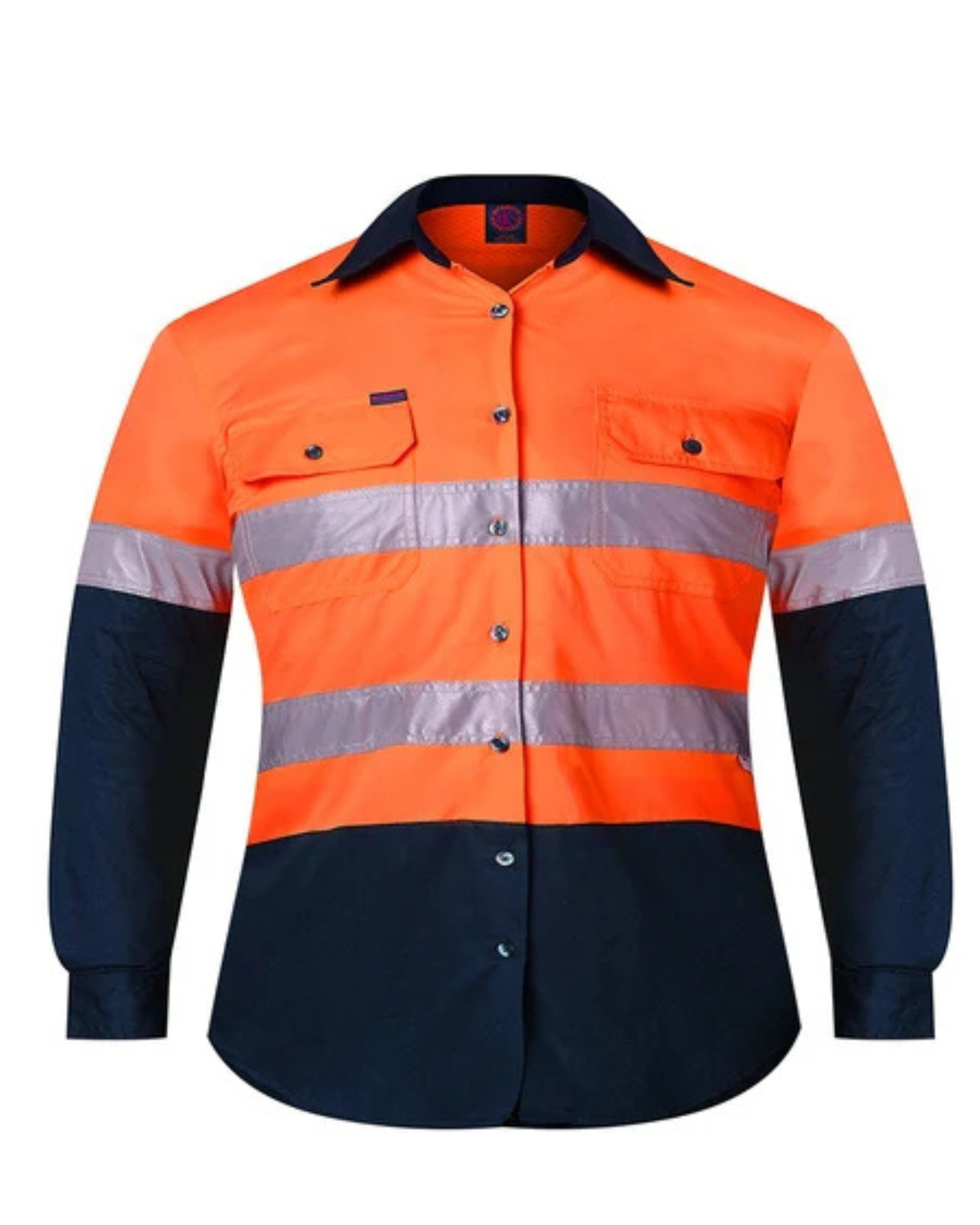 Ritemate Kids Hi Vis Work Workshirt with Tape
