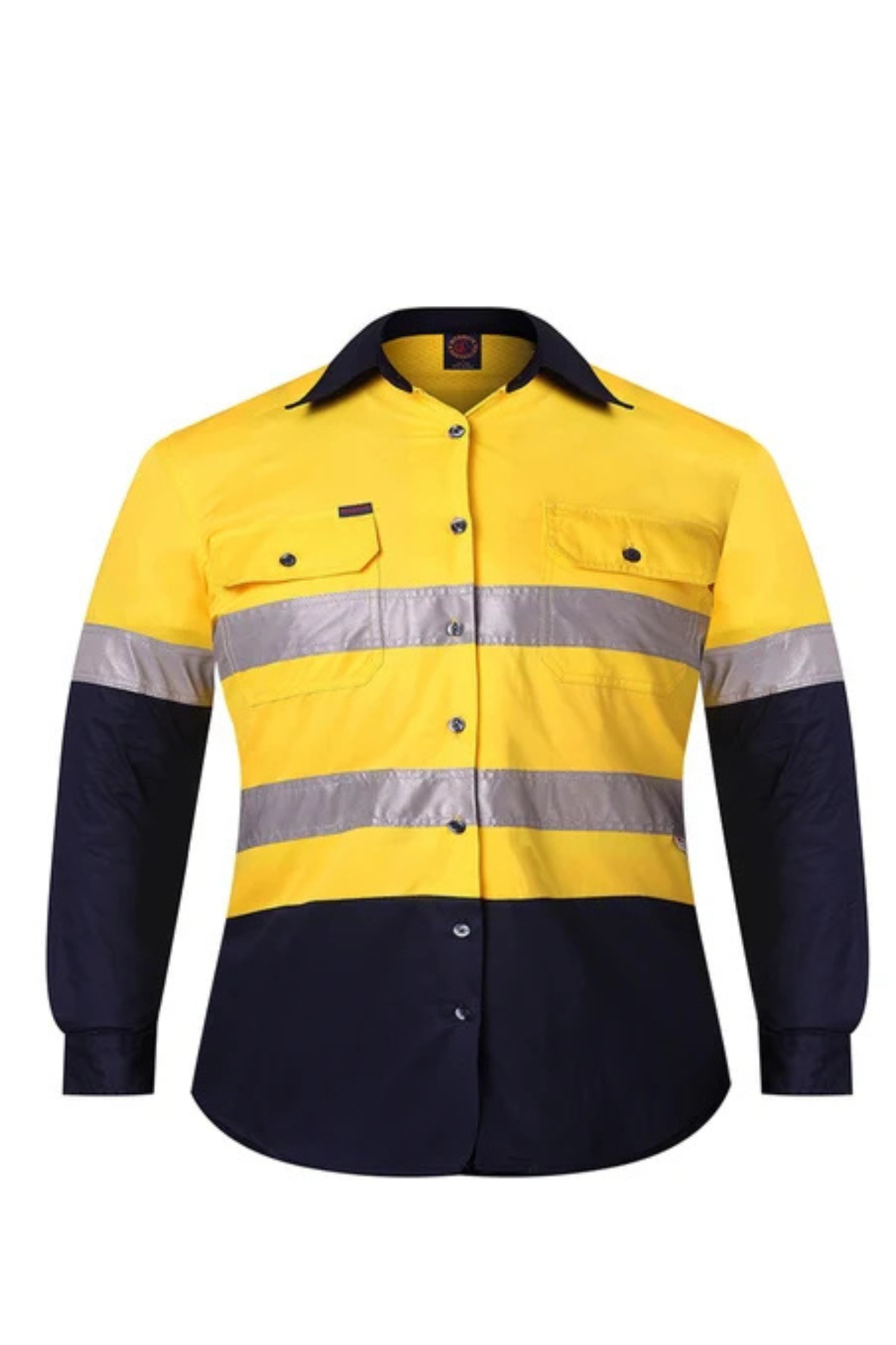 Ritemate Kids Hi Vis Work Workshirt with Tape
