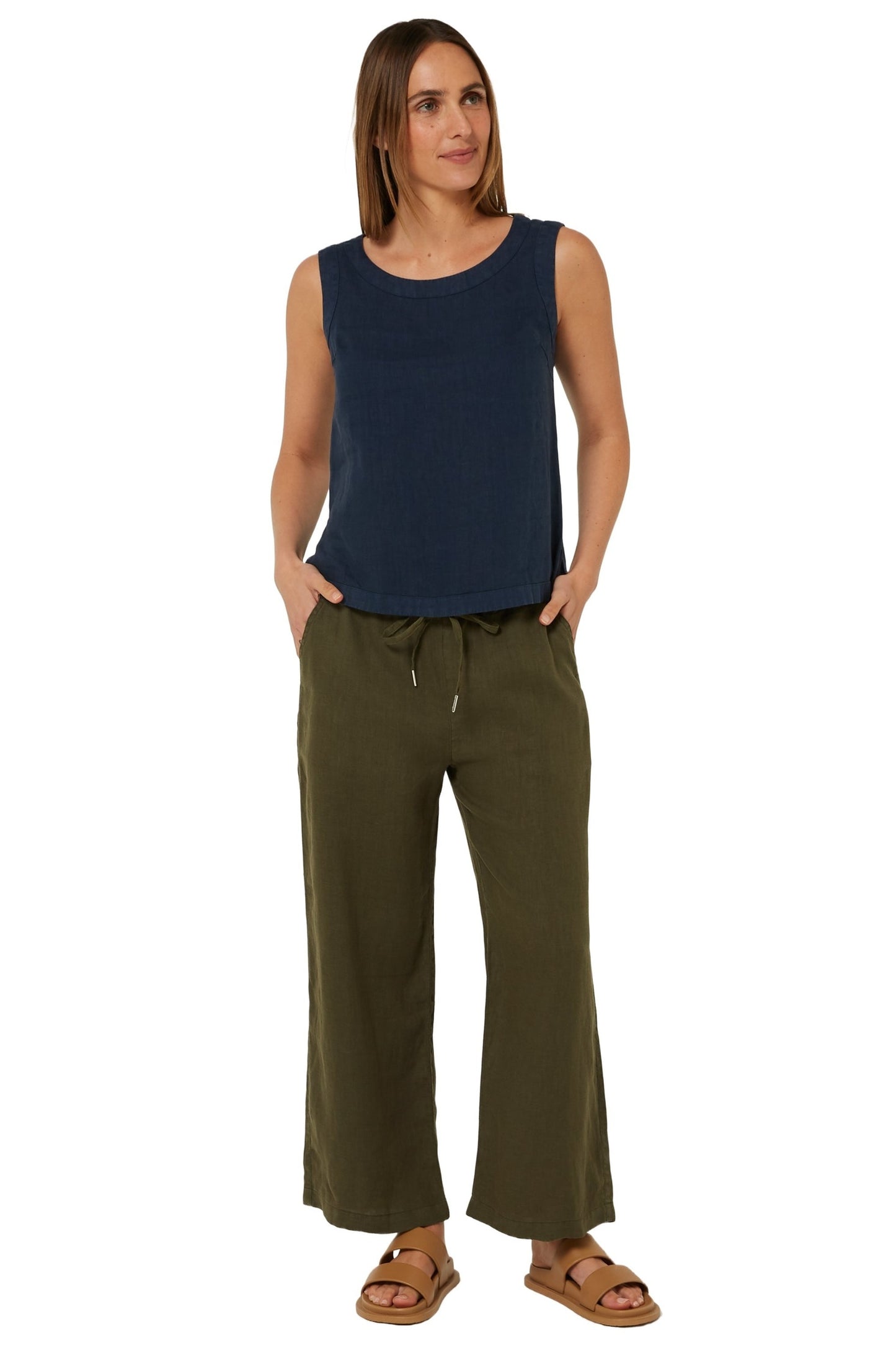 Pilbara Womens Evelyn Linen Pants