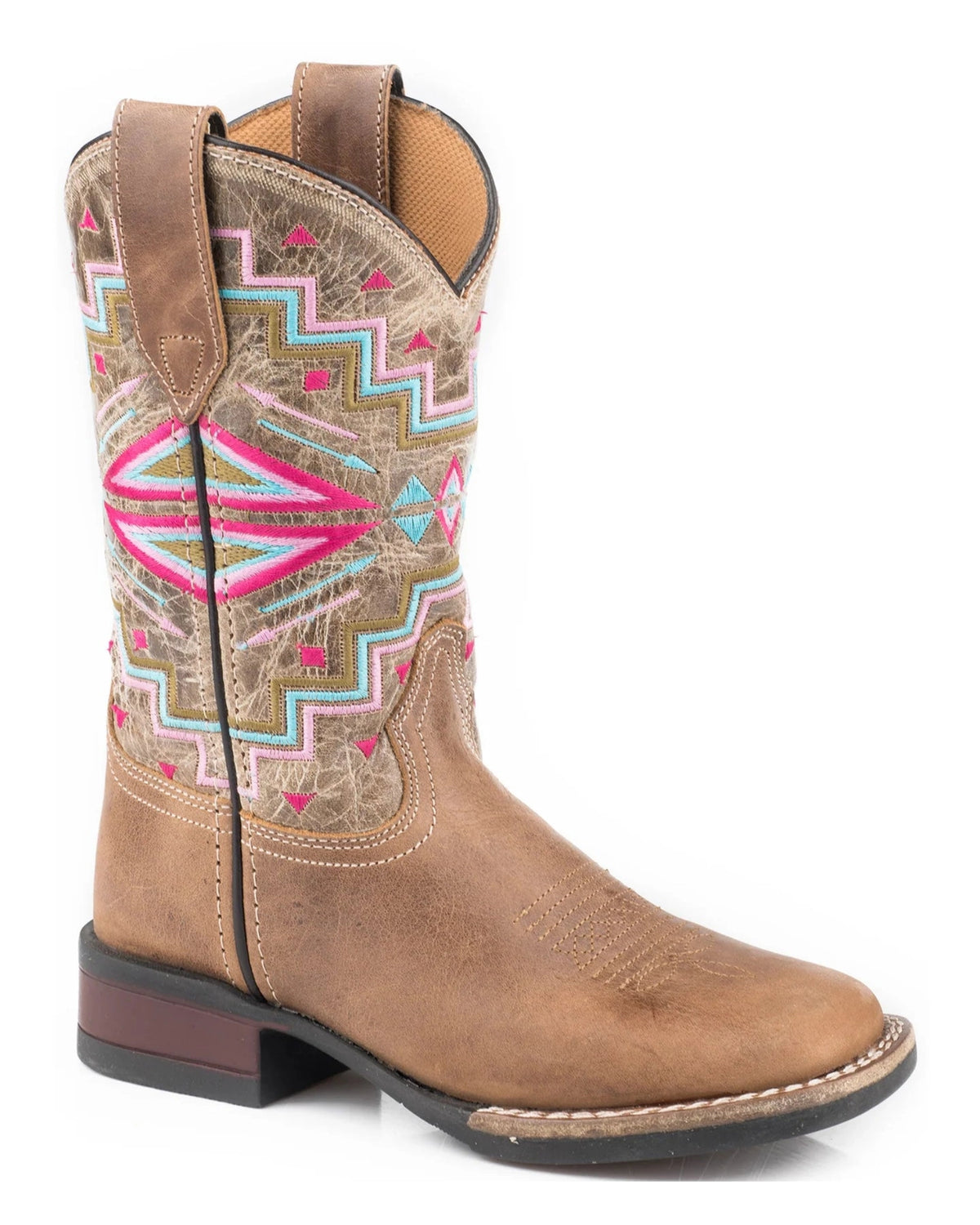 Roper Kids Monterey Aztec Western Boots