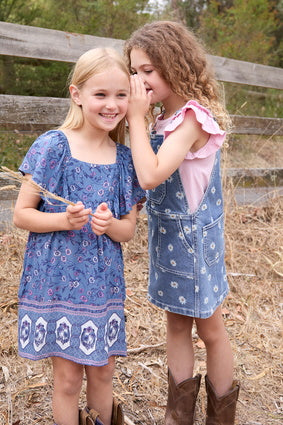Pure Western Girls Amanda Short Sleeve Dress