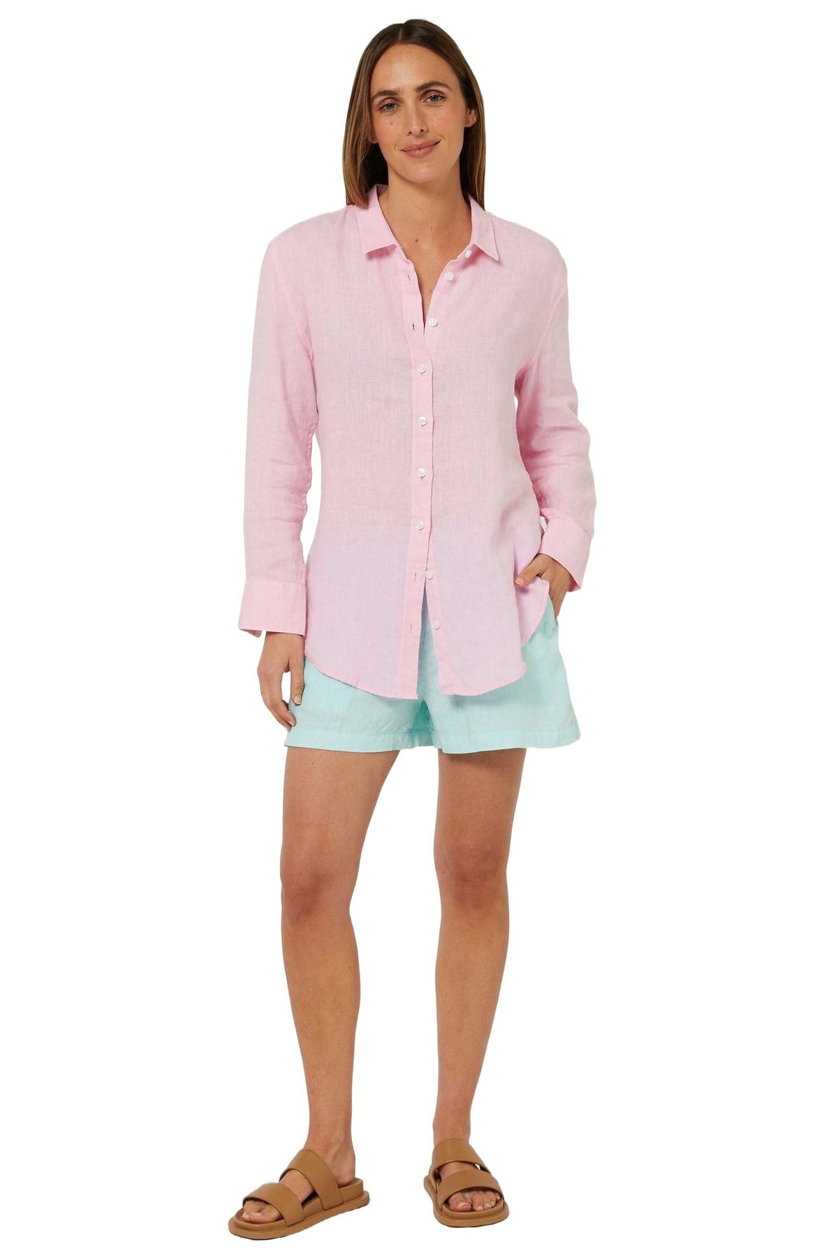 Pilbara Womens Florence Classic Linen Shirt