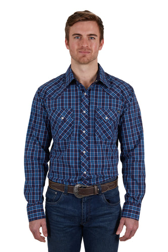 Pure Western Mens Rowan Long Sleeve Shirt