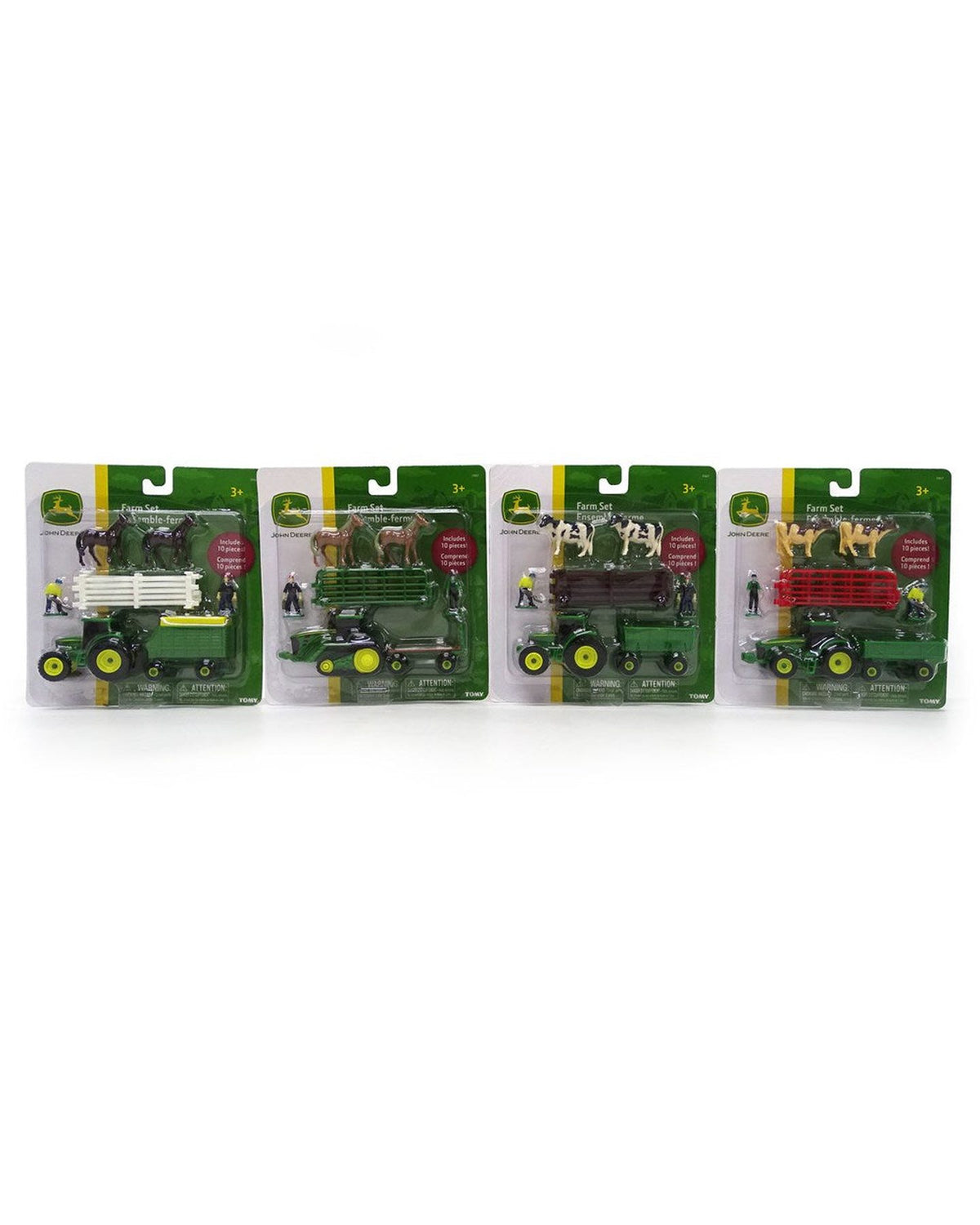 John Deere 10 Piece Mini Farm Set Toy