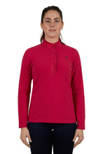 Load image into Gallery viewer, Thomas Cook Womens Frill Neck Long Sleeve Polo
