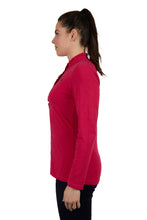 Load image into Gallery viewer, Thomas Cook Womens Frill Neck Long Sleeve Polo