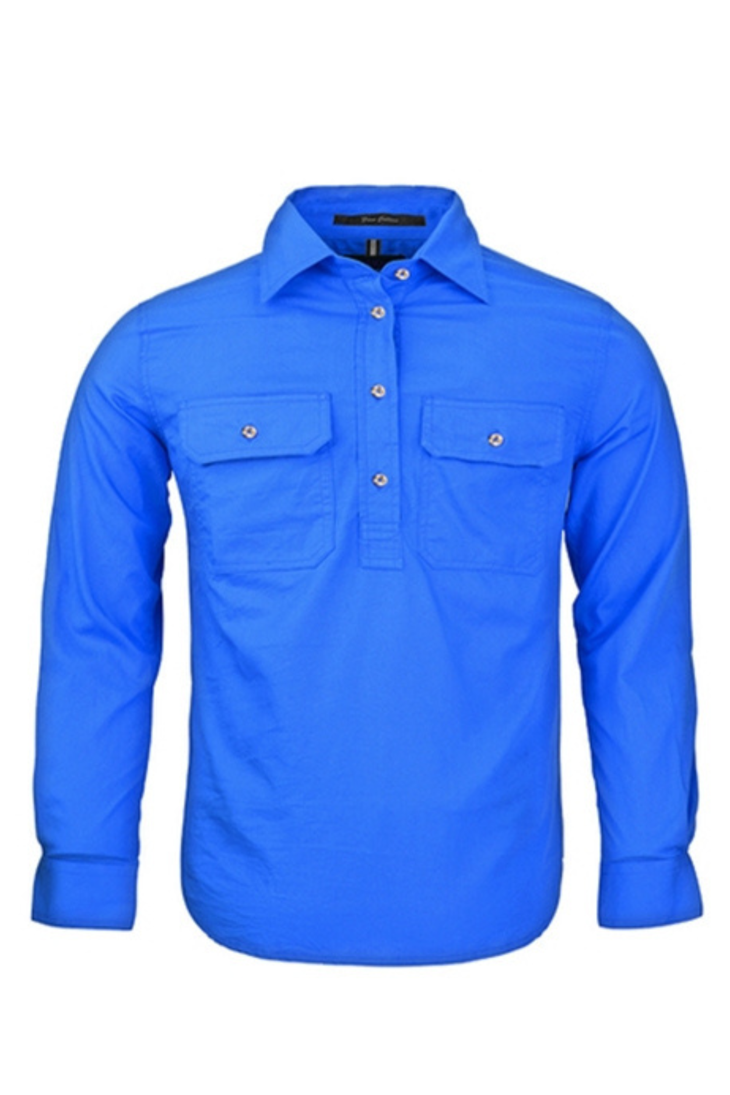 Kids Pilbara Closed Front Long Sleeve Country Work Shirt