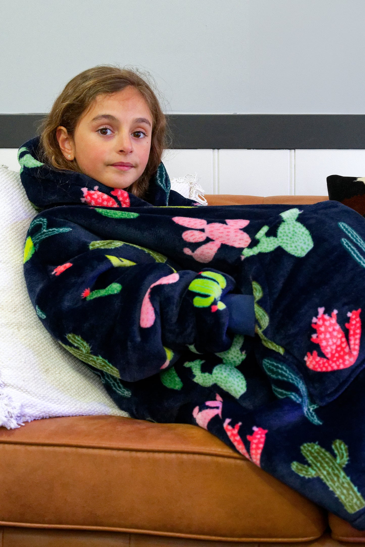 Pure Western Kids Cactus Snuggle Hoodie