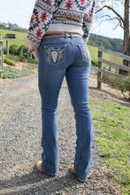 Load image into Gallery viewer, Pure Western Womens Bec Bootcut Jeans 34 Inch Leg
