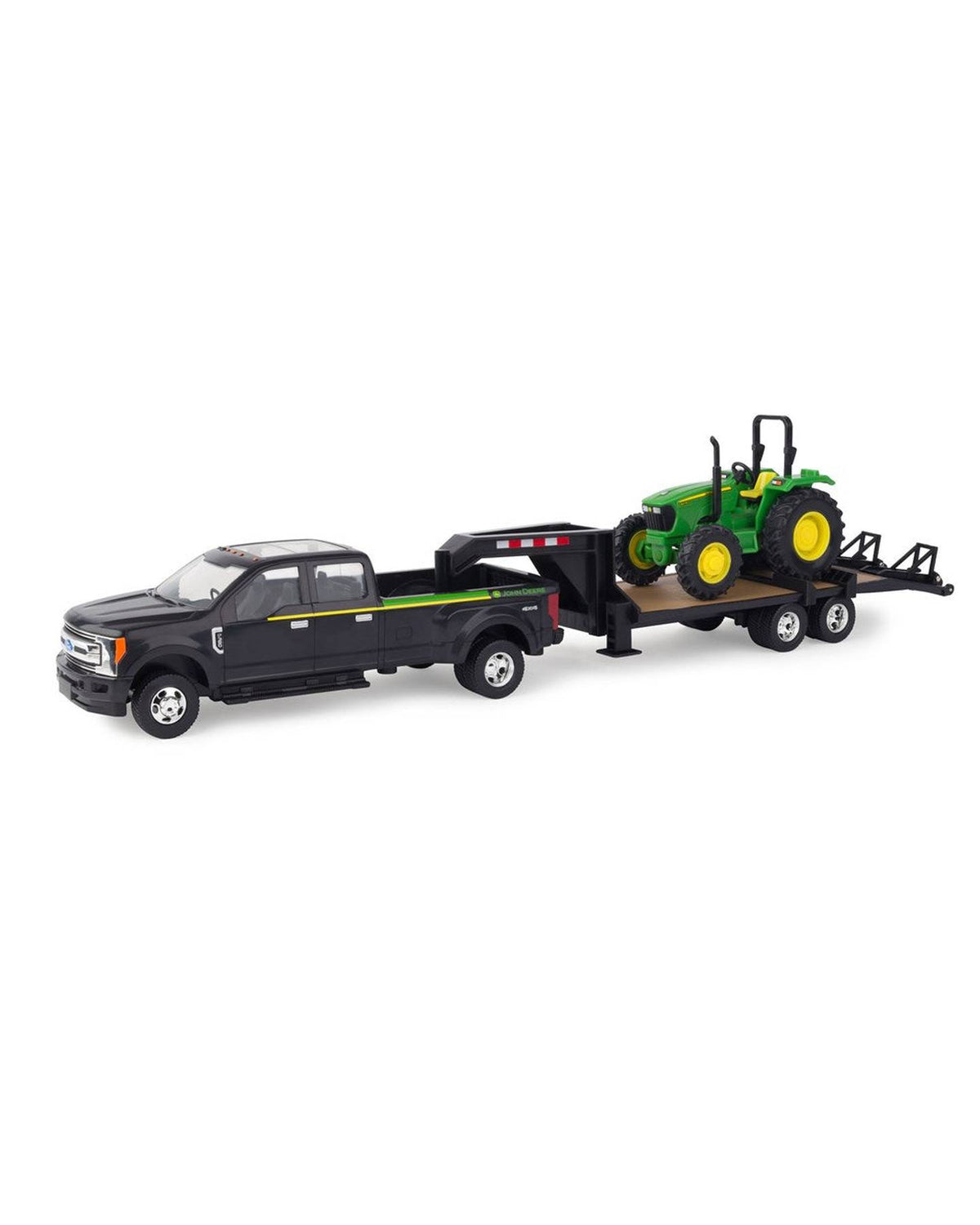 John Deere 20cm Construction Vehicle Set with Trailer Toy
