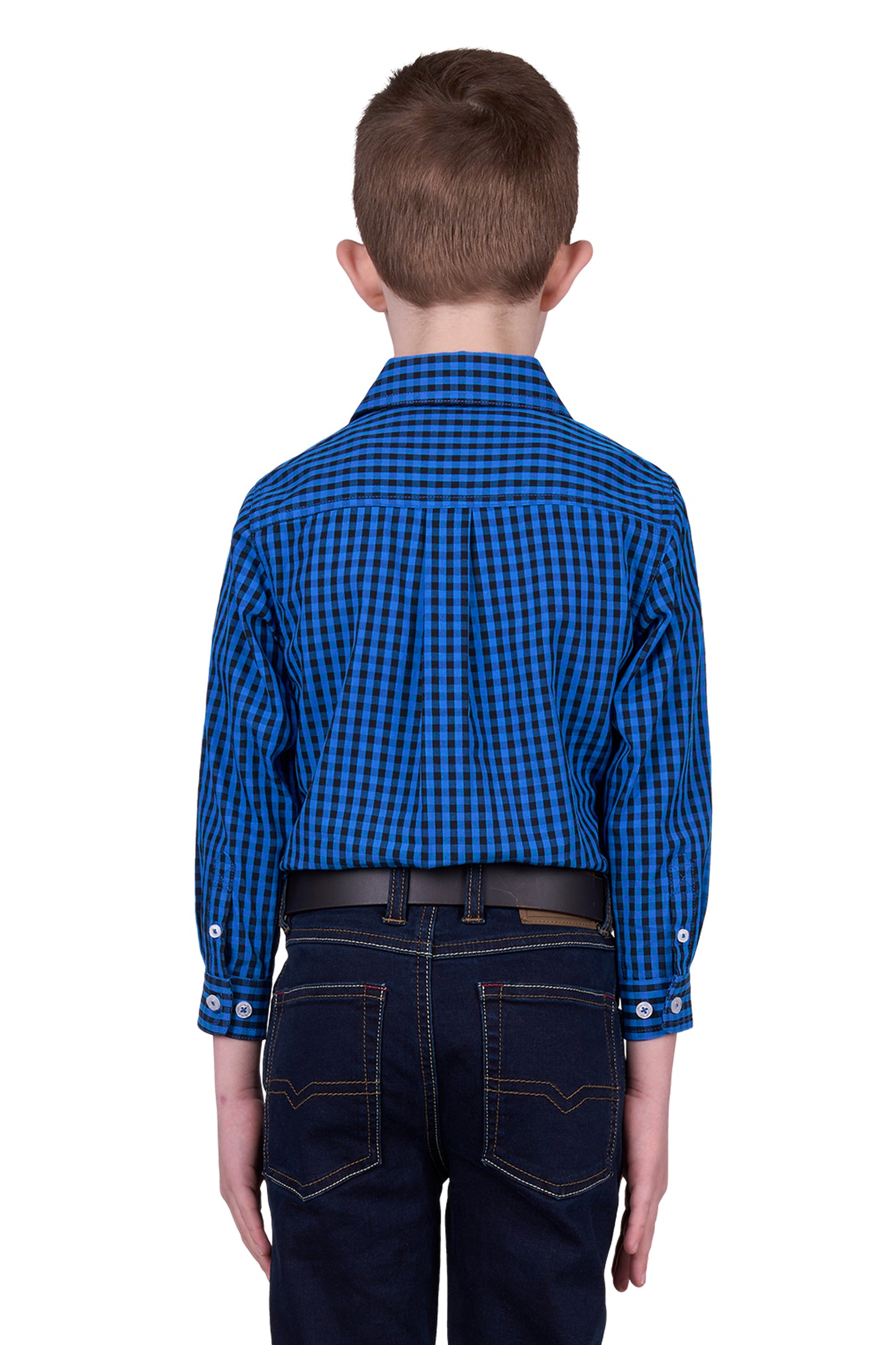 Hard Slog Kids Astell 1/2 Placket Long Sleeve Country Shirt