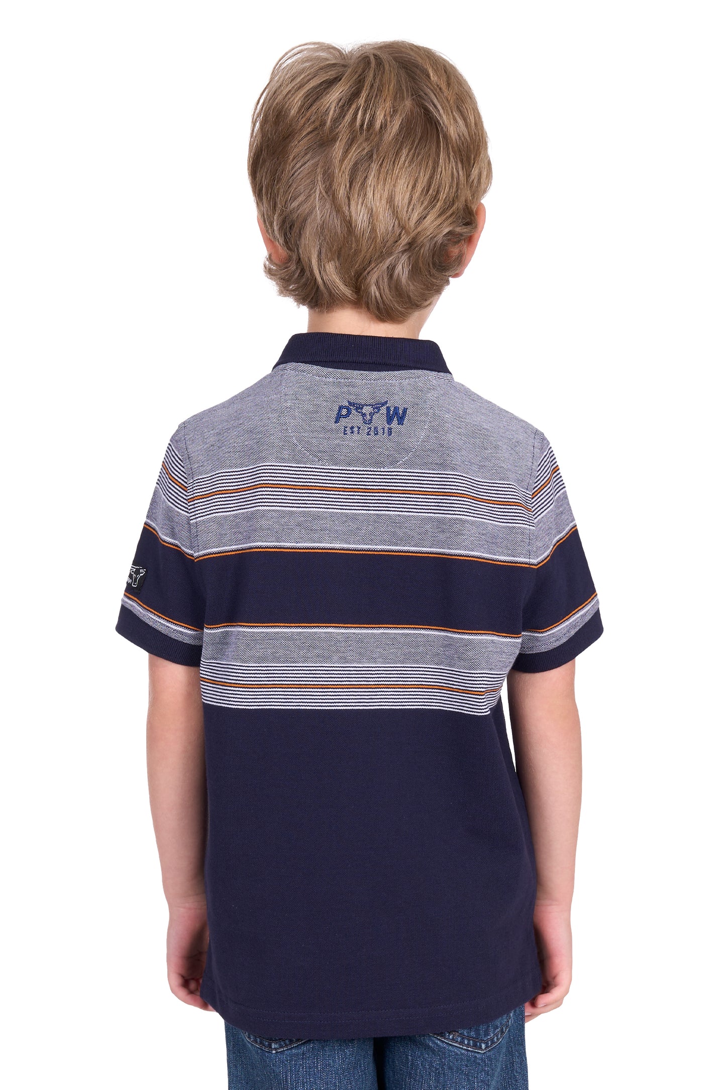 Pure Western Boys Brad Short Sleeve Polo
