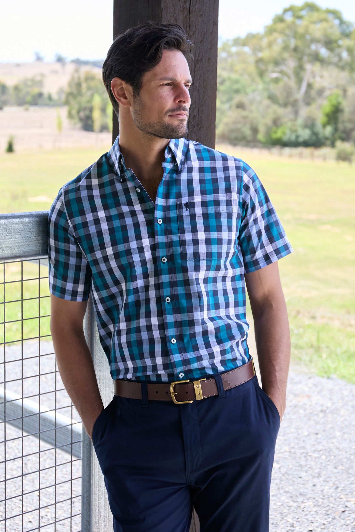 Thomas Cook Mens John 1 Pocket Long Sleeve Shirt