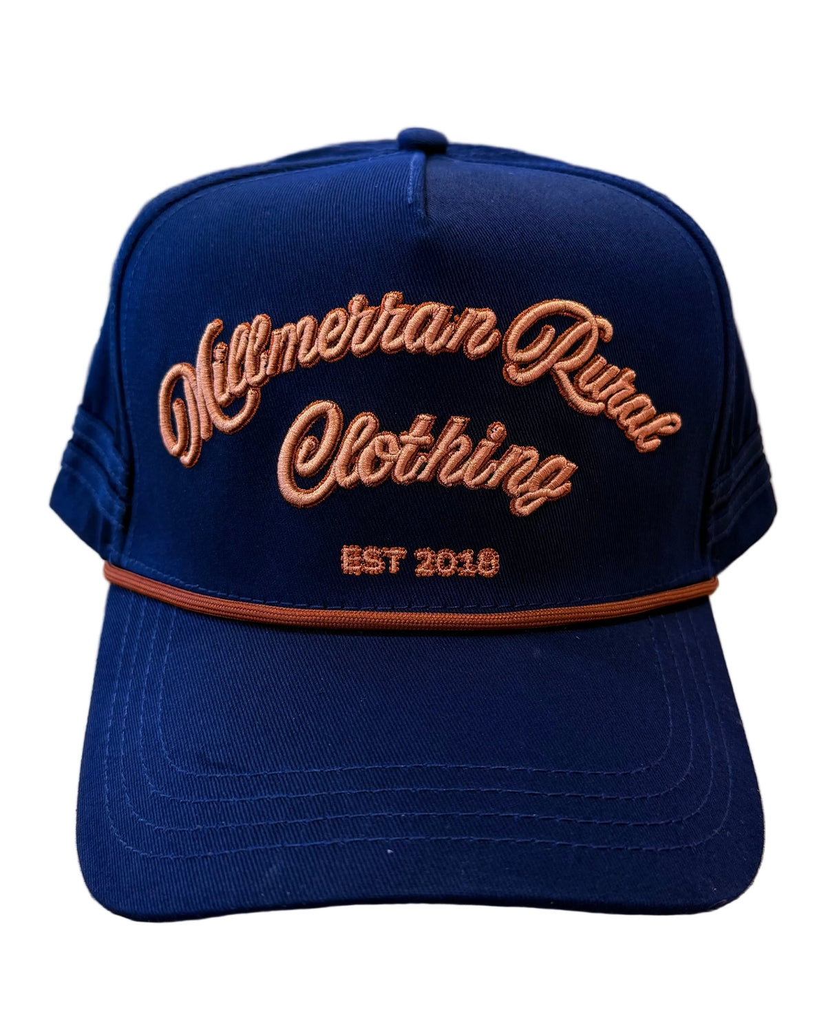 MRC Navy Cap with Solid Back