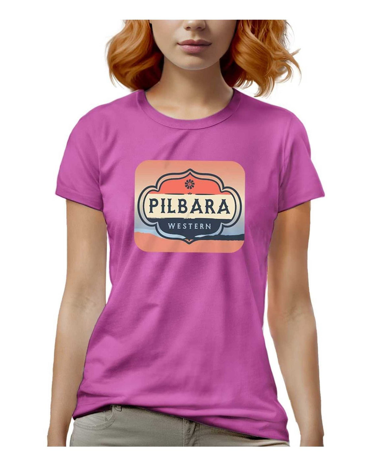 Pilbara Womens Peaches & Cream T-Shirt