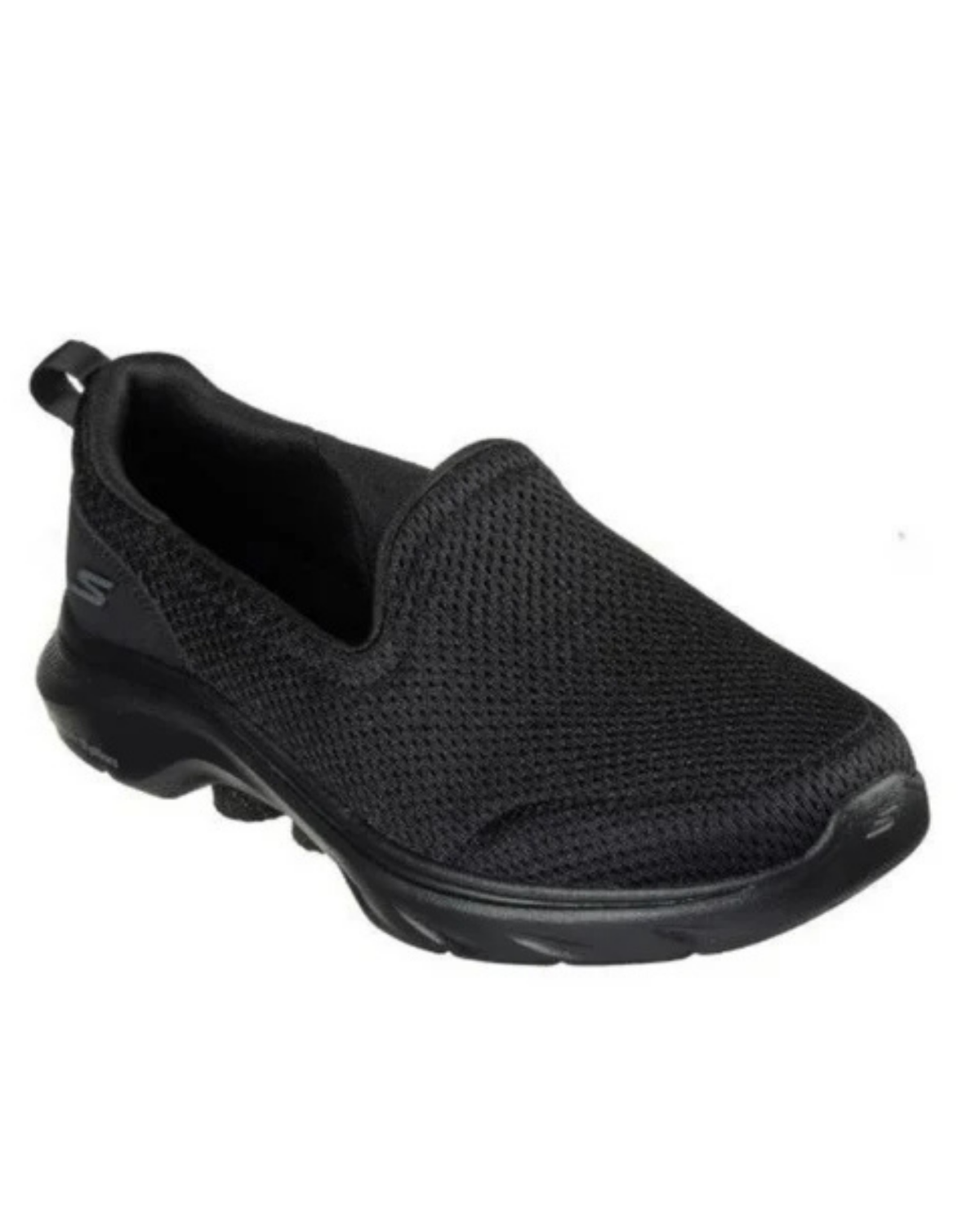 Skechers Womens Go Walk 7 Black Slip On Shoes