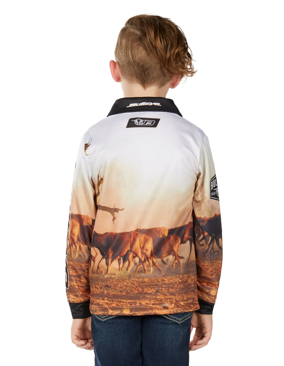 Bullzye Boys Helicopter Long Sleeve Fishing Shirt