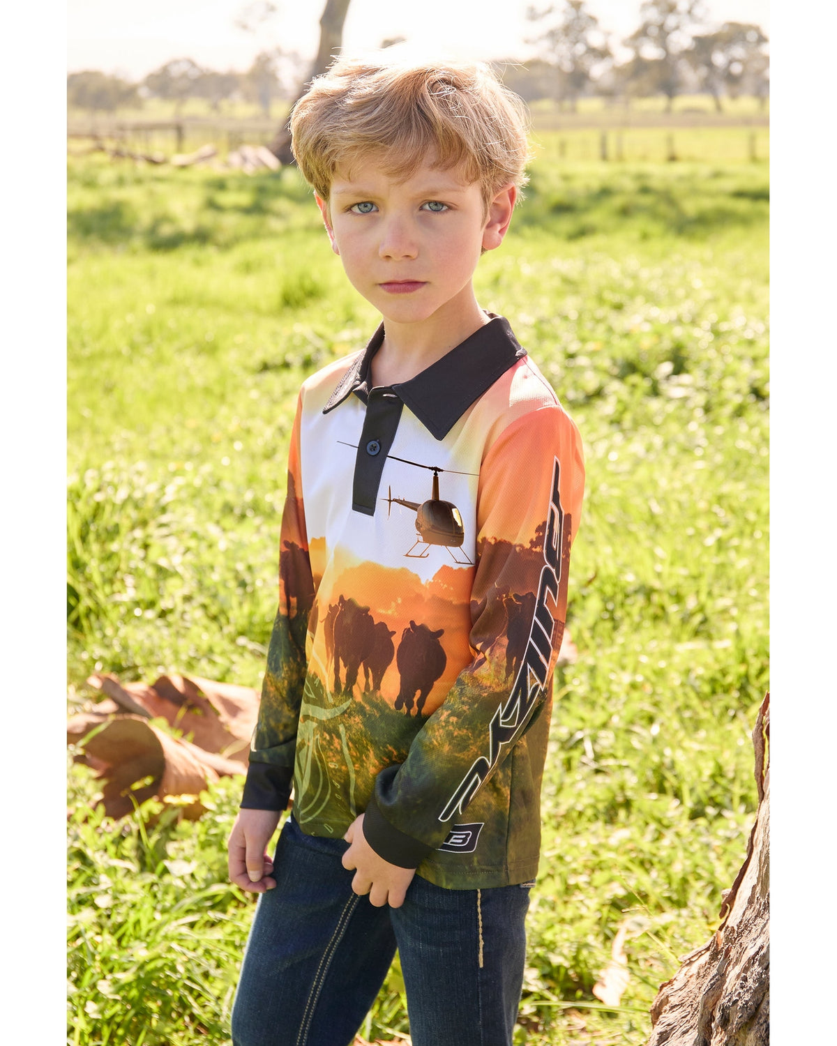 Bullzye Boys Orion Long Sleeve Tee
