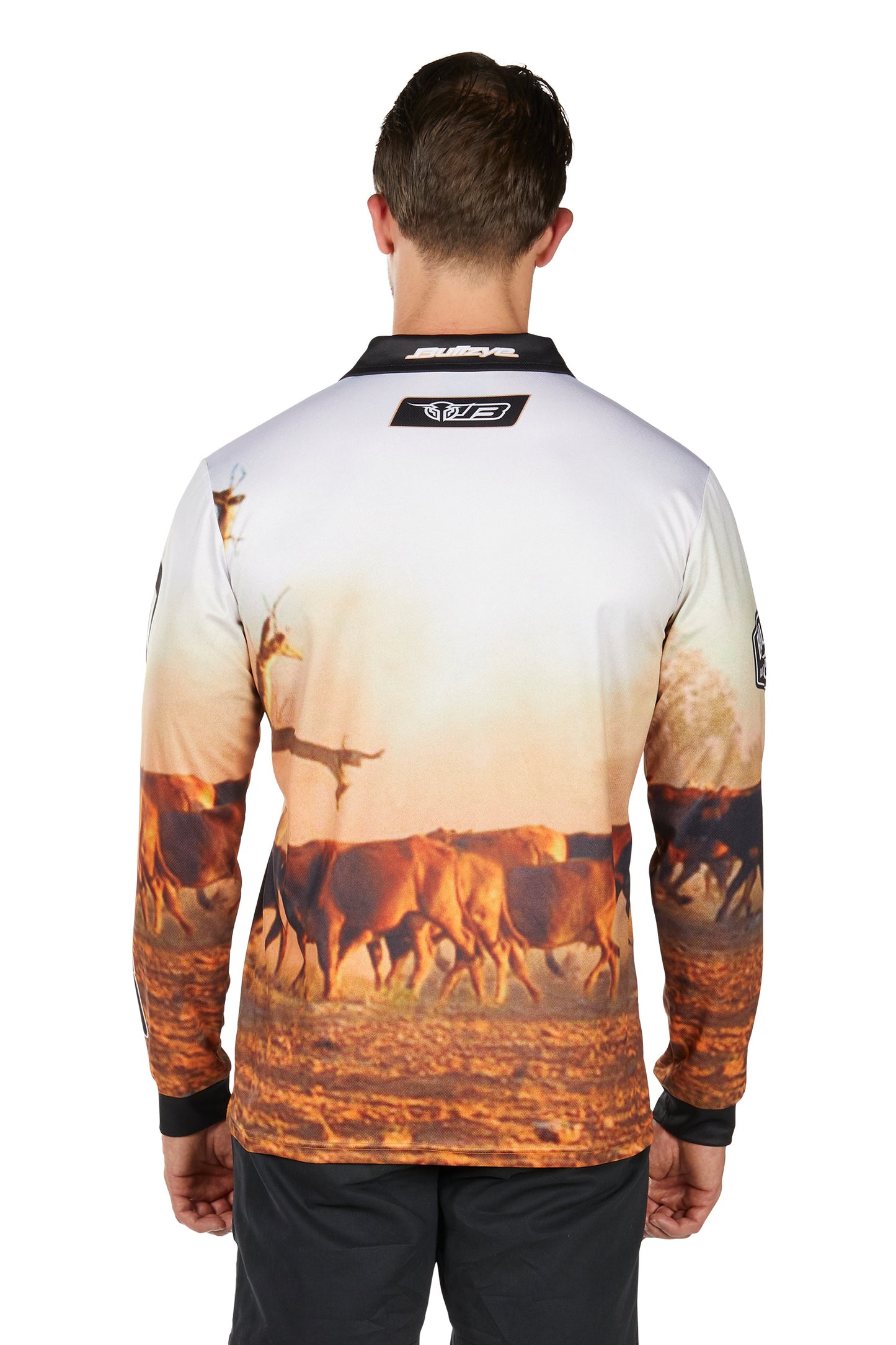 Bullzye Mens Helicopter Long Sleeve Fishing Shirt