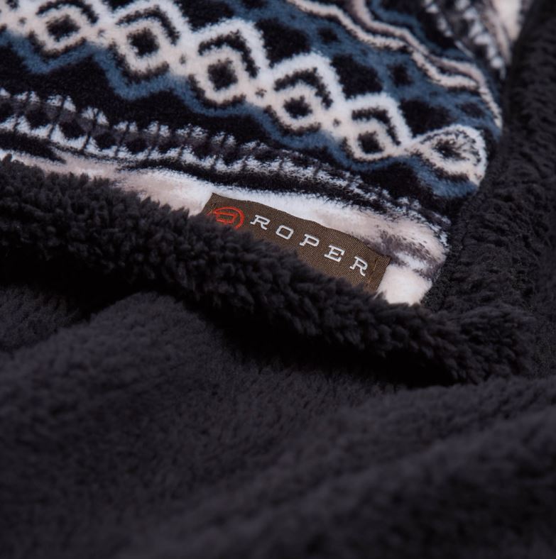 Roper Throw Rug Aztec Black