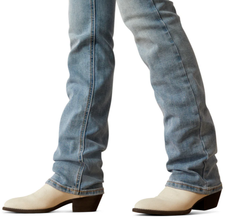 Ariat Womens Mallory Mid Rise Straight Leg Jeans Regular Length