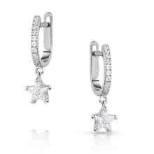Load image into Gallery viewer, Montana Silversmiths Catch a Falling Star Crystal Earrings