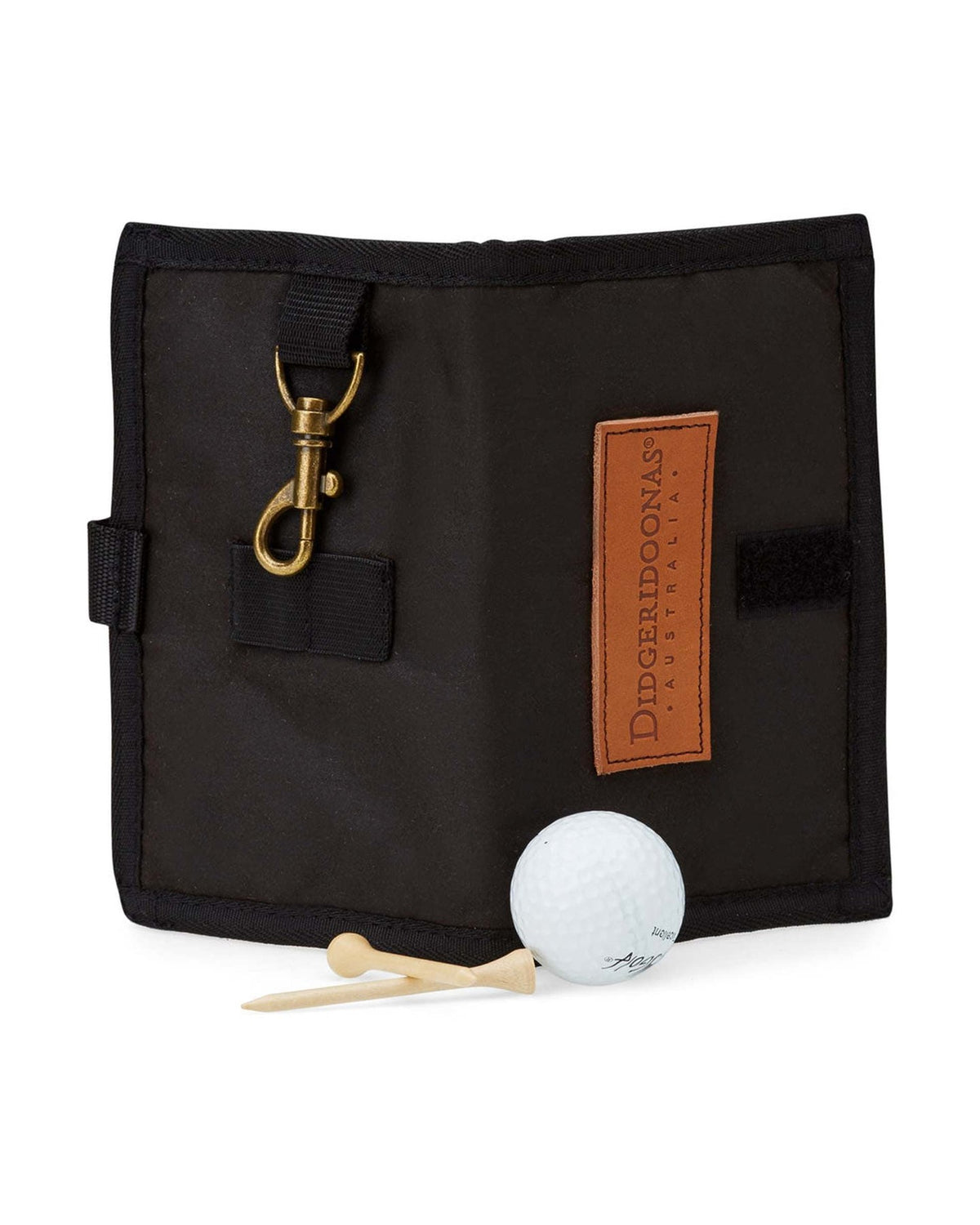 Didgeridoonas Oilskin Golfers Score Card Holder