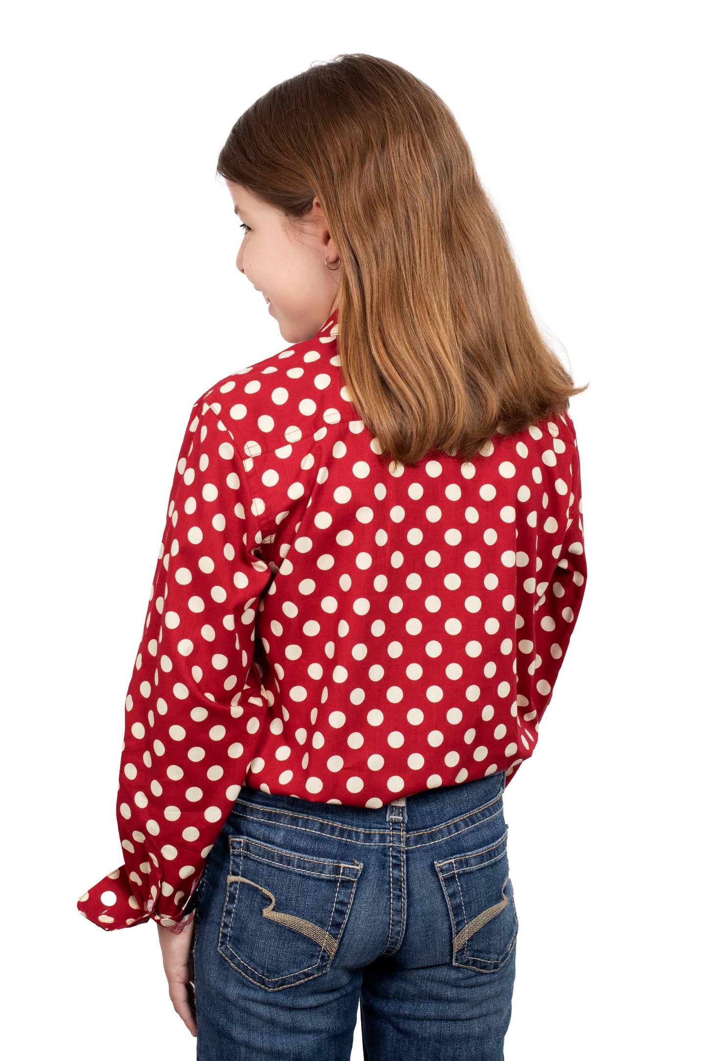 Just Country Girls Harper Half Button Print Workshirt