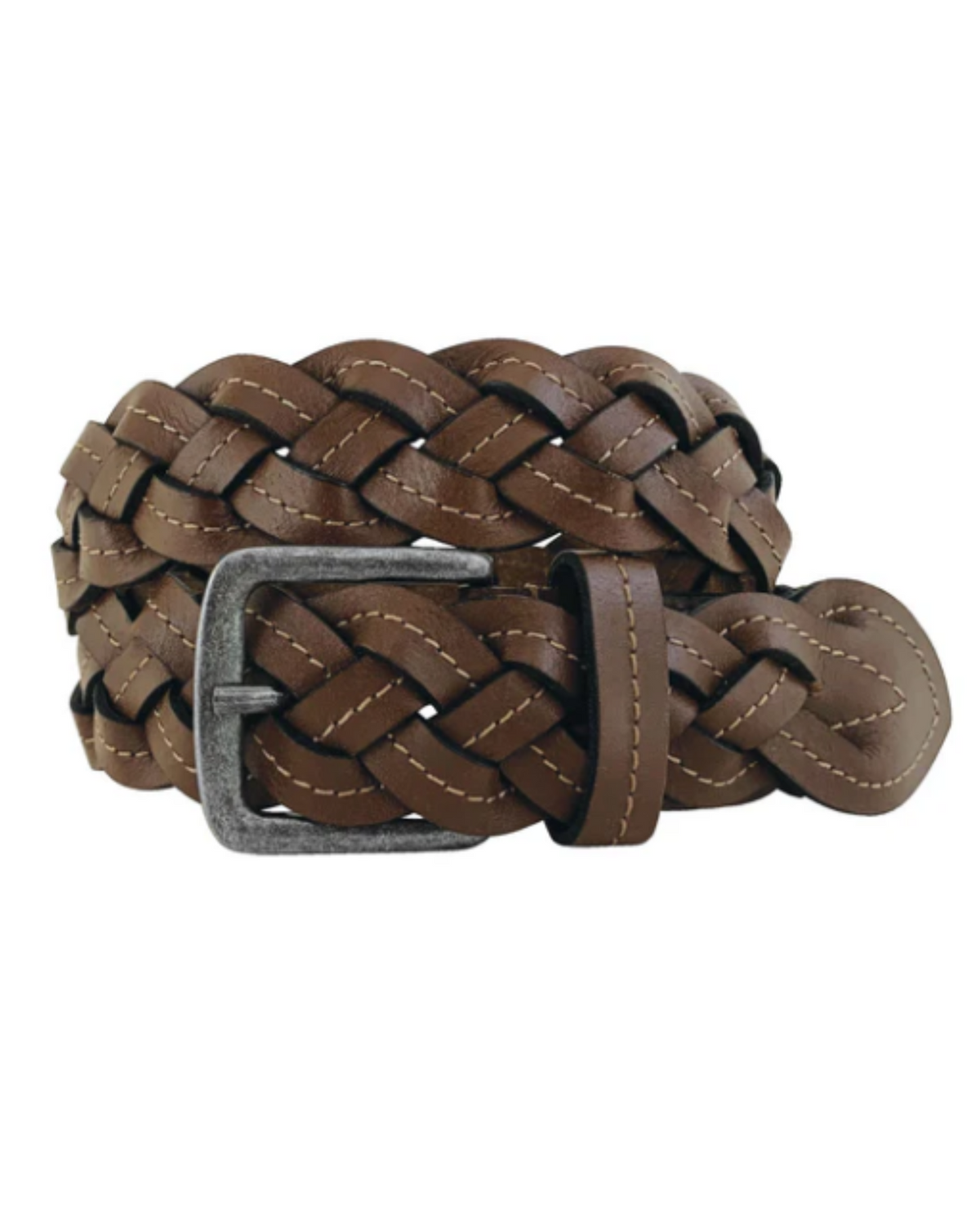 Roper Womens Belt 1.1/2 Inch Buffalo Leather Braided