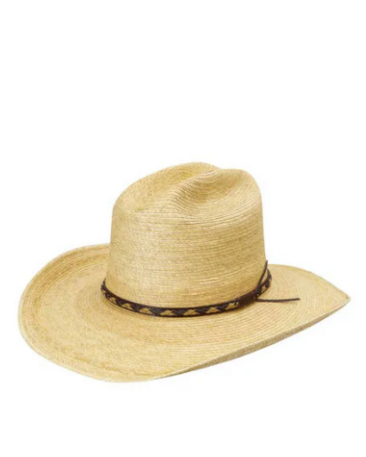 Sunbody Hats Cattleman Palm Leaf Hat Oak 4 Inch Brim