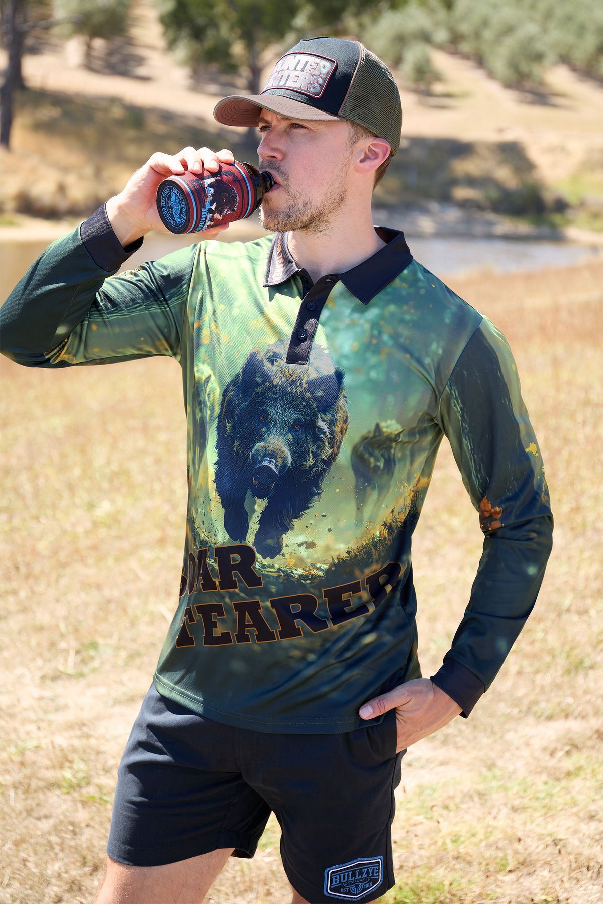 Boar Tearer Mens Gareth Long Sleeve Shirt