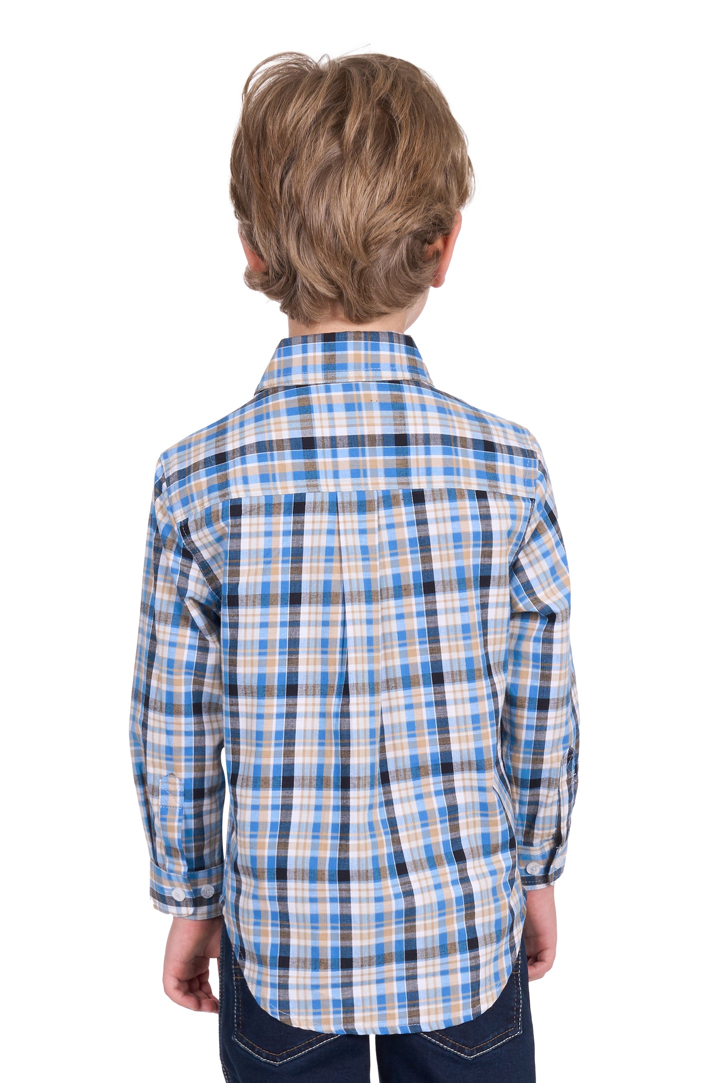 Hard Slog Kids Gibson 1/2 Placket Long Sleeve Shirt
