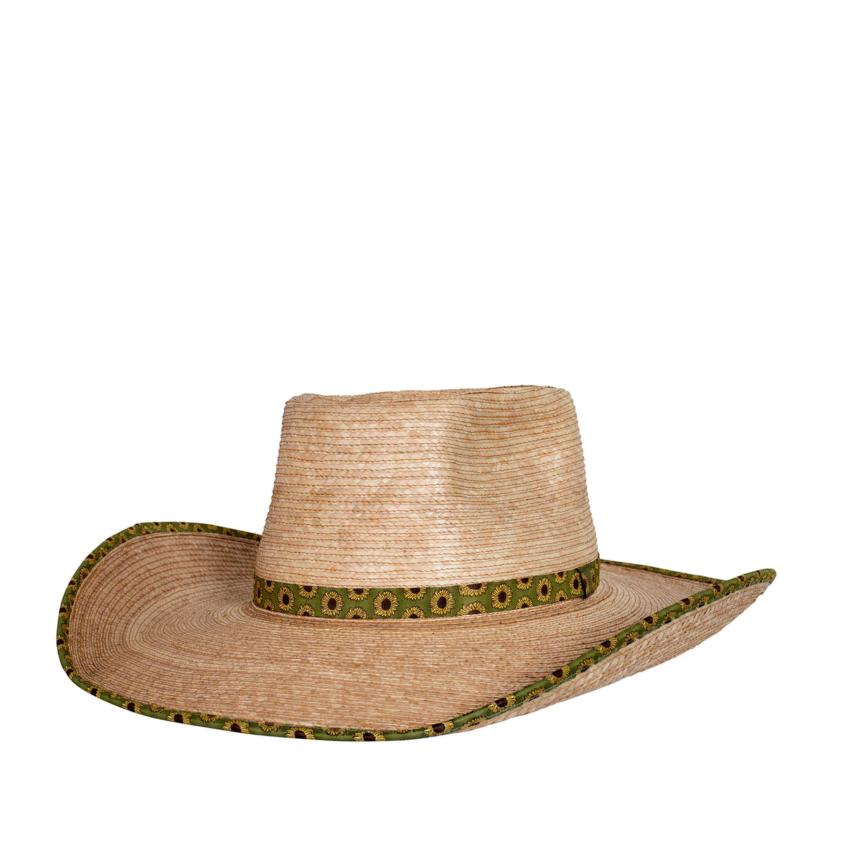 Anna & Ava Palm Leaf Hat Vented Palm Leaf Hat – Ranchlands main image 3