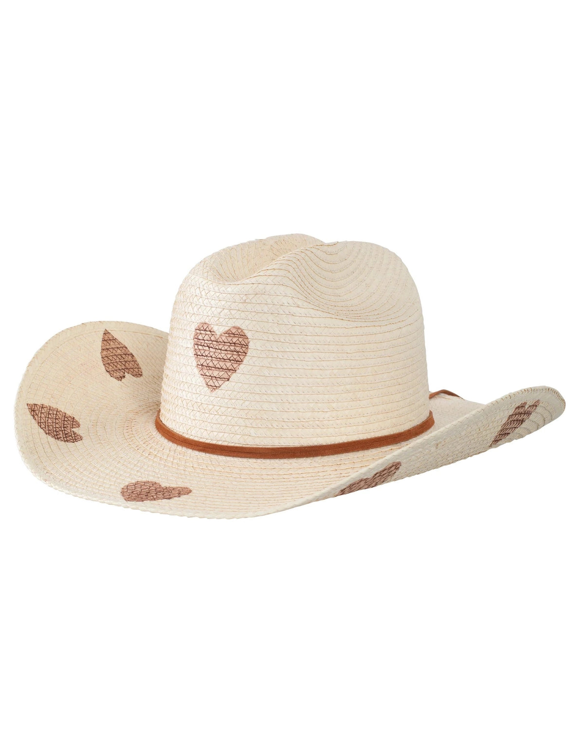 Sunbody Hats Kids Cattleman Natural Palm Leaf Hat