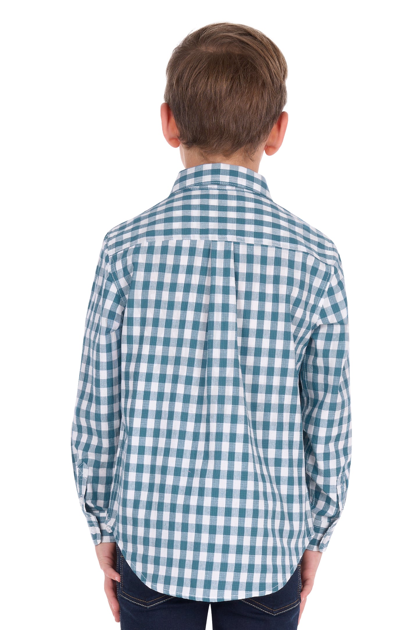 Hard Slog Kids River Half Placket Long Sleeve Shirt