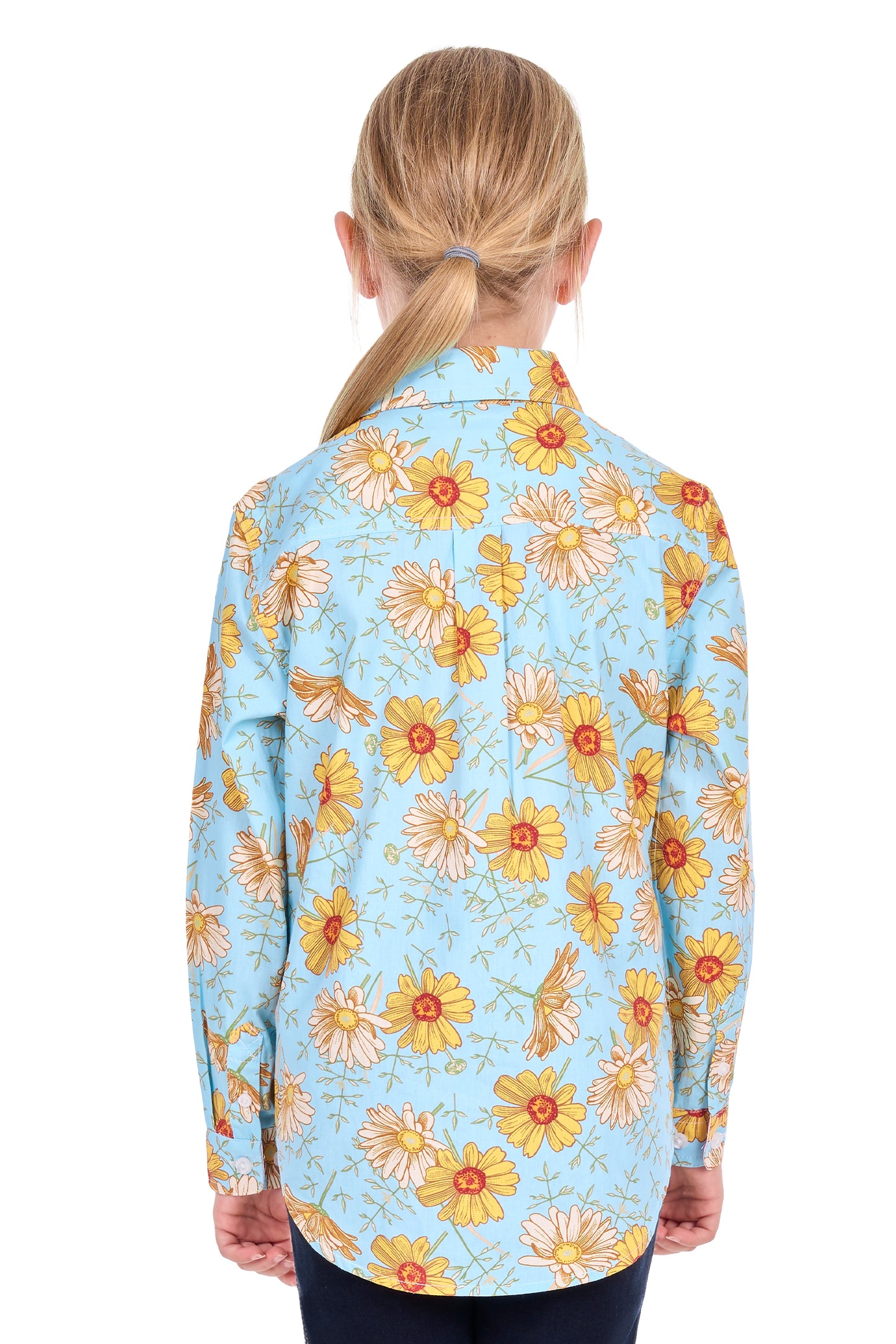 Hard Slog Kids Sunday Half Placket Long Sleeve Shirt