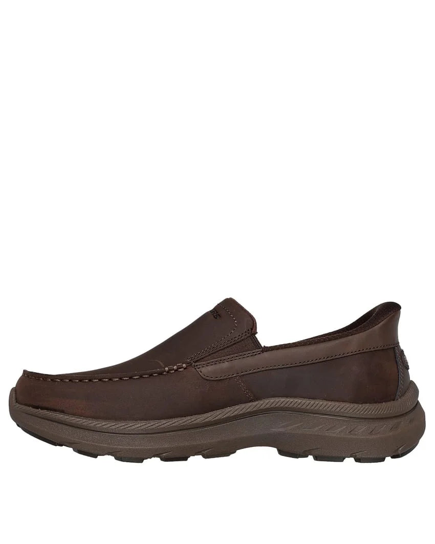 Skechers Mens Slip-Ins Relaxed Fit Pollard - Osgood Extra Wide Fit Shoes