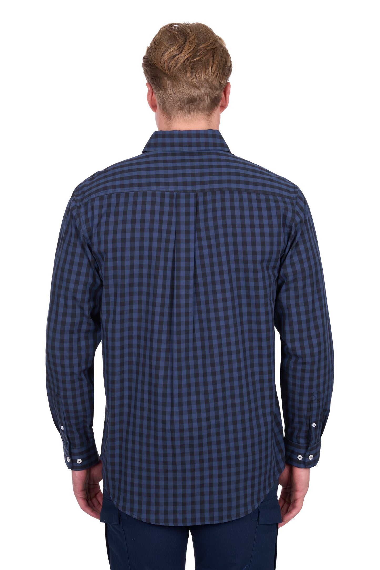 Hard Slog Mens Nash 1/2 Placket Long Sleeve Shirt