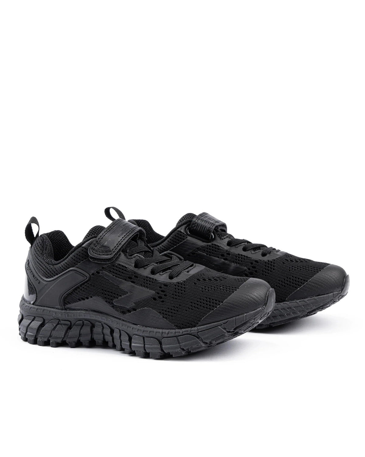 Sfida Onyx Junior Black Velcro Shoes