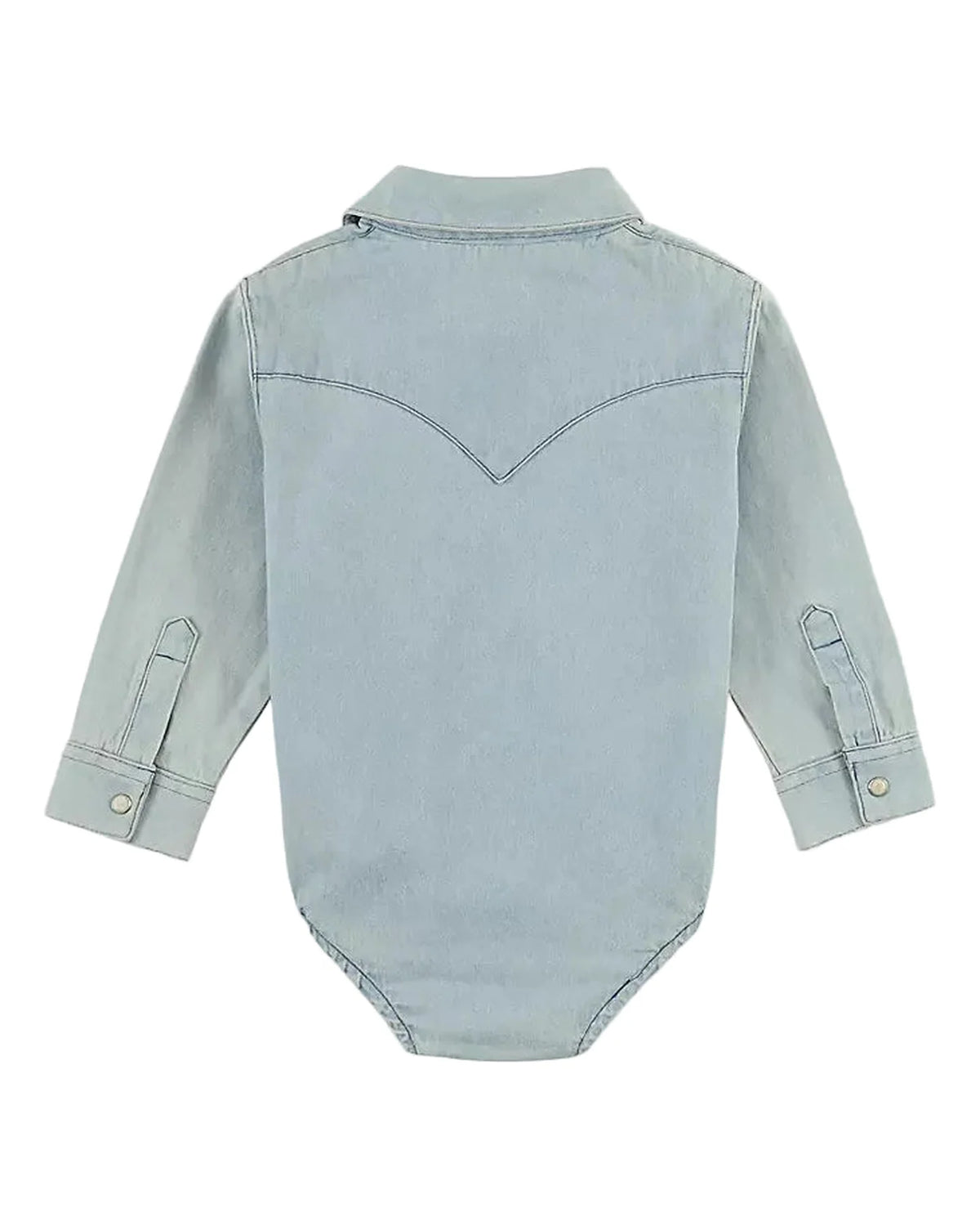 Wrangler Baby Western Long Sleeve Denim Bodysuit