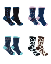 Load image into Gallery viewer, Pure Western Kids Crew Socks