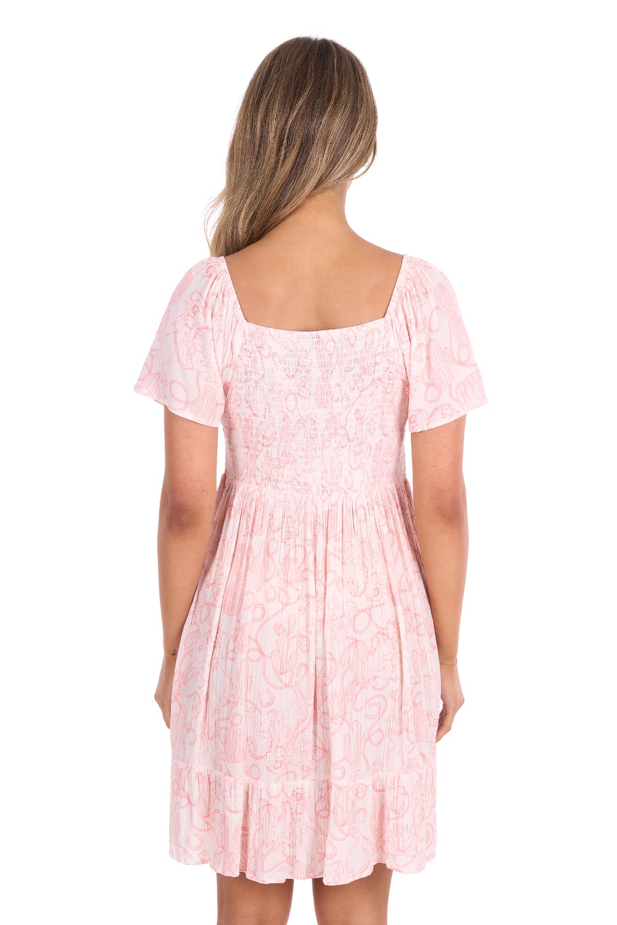 Pure Western Womens Sara Short Sleeve Dress