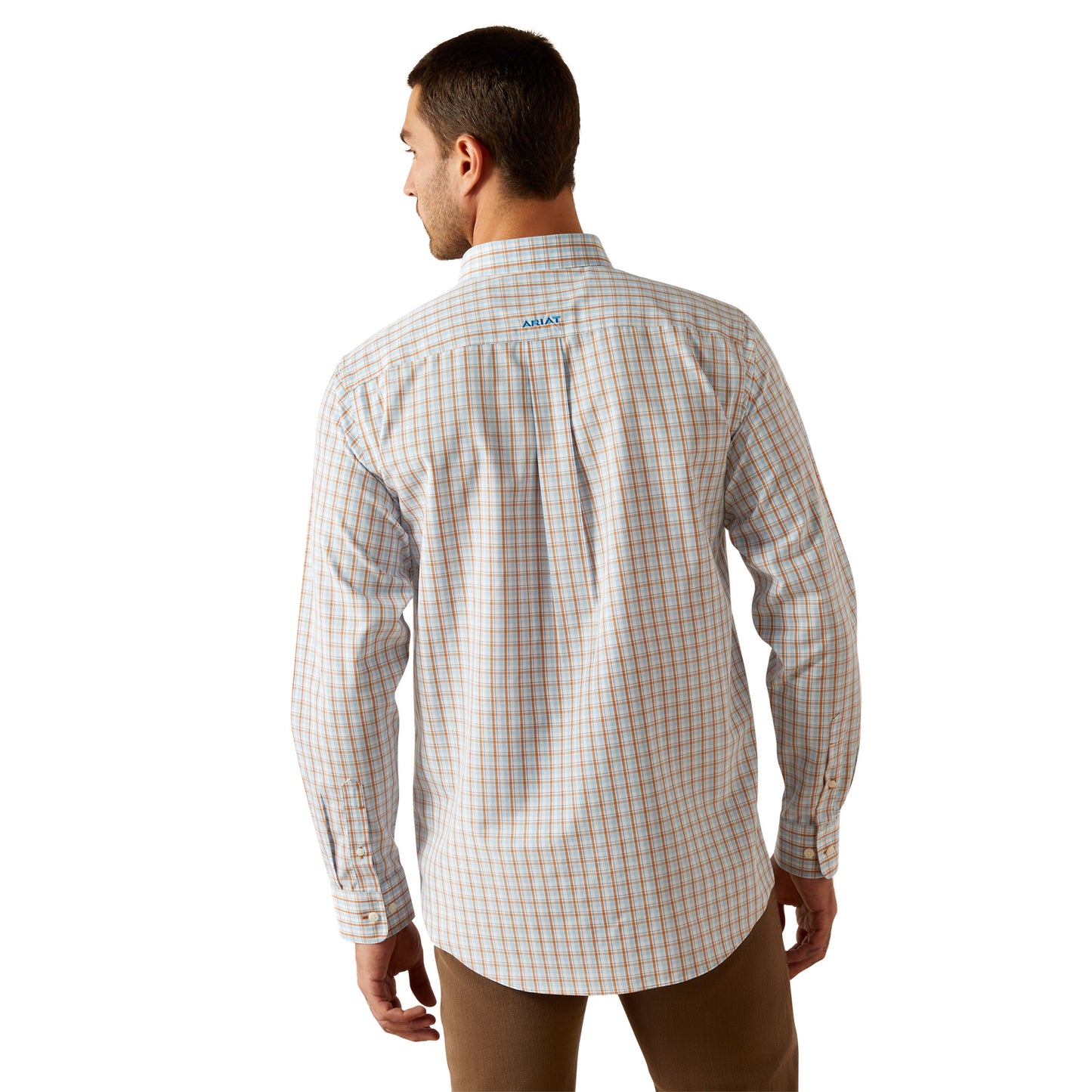 Ariat Mens Wrinkle Free Brendan Fitted Long Sleeve Shirt