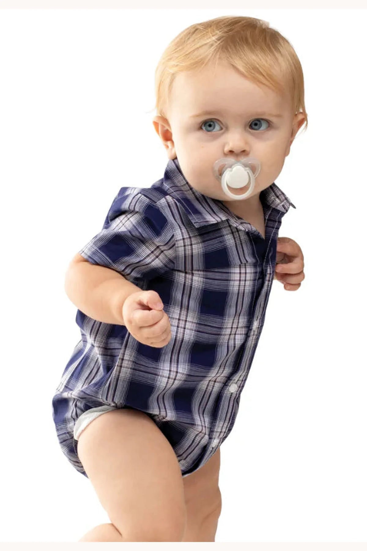 Just Country Infants Frankie Short Sleeve Full Button Jumpsuit