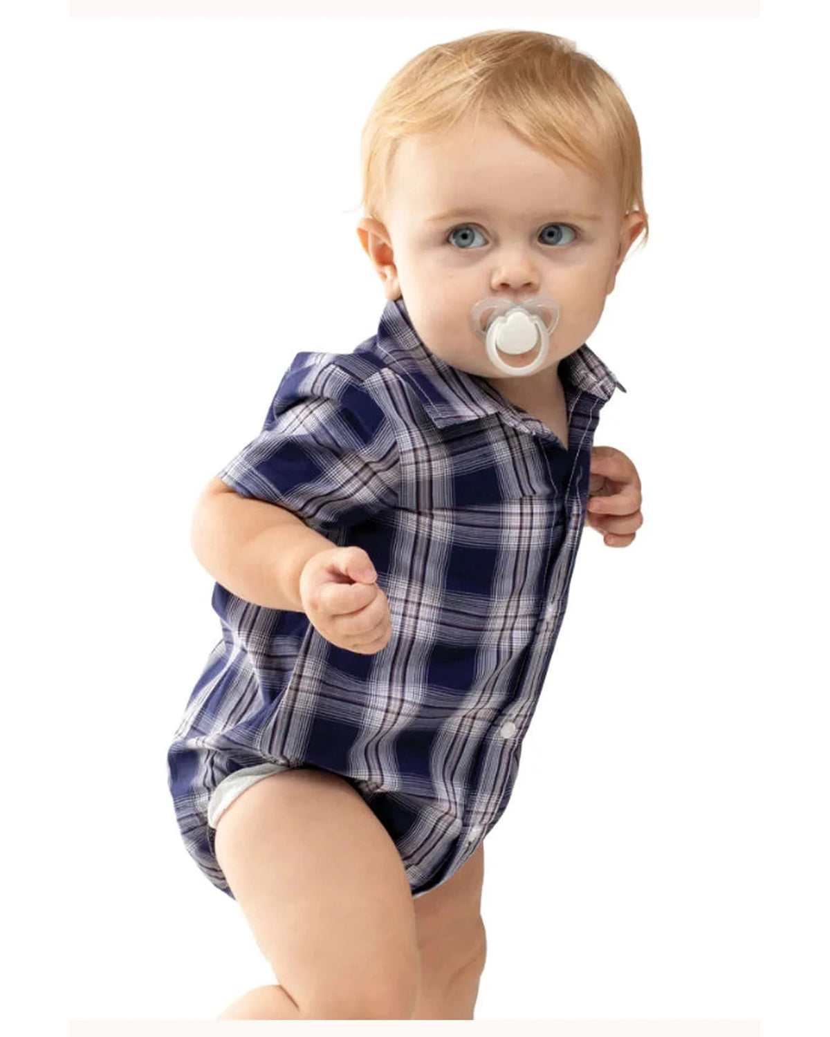 Just Country Infants Frankie Short Sleeve Full Button Jumpsuit