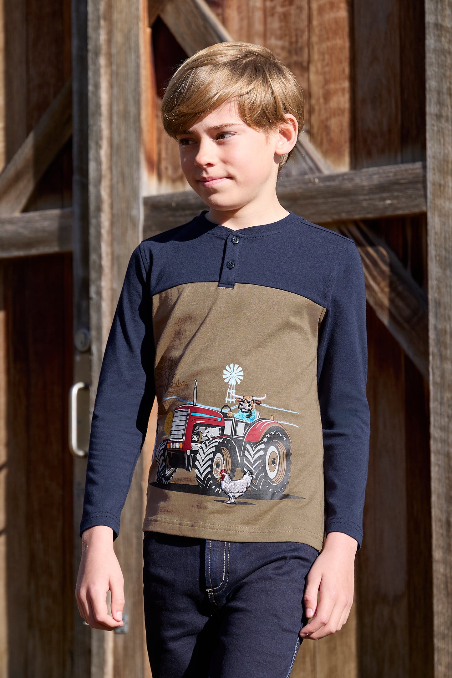 Thomas Cook Boys Karl Henley Long Sleeve Tee