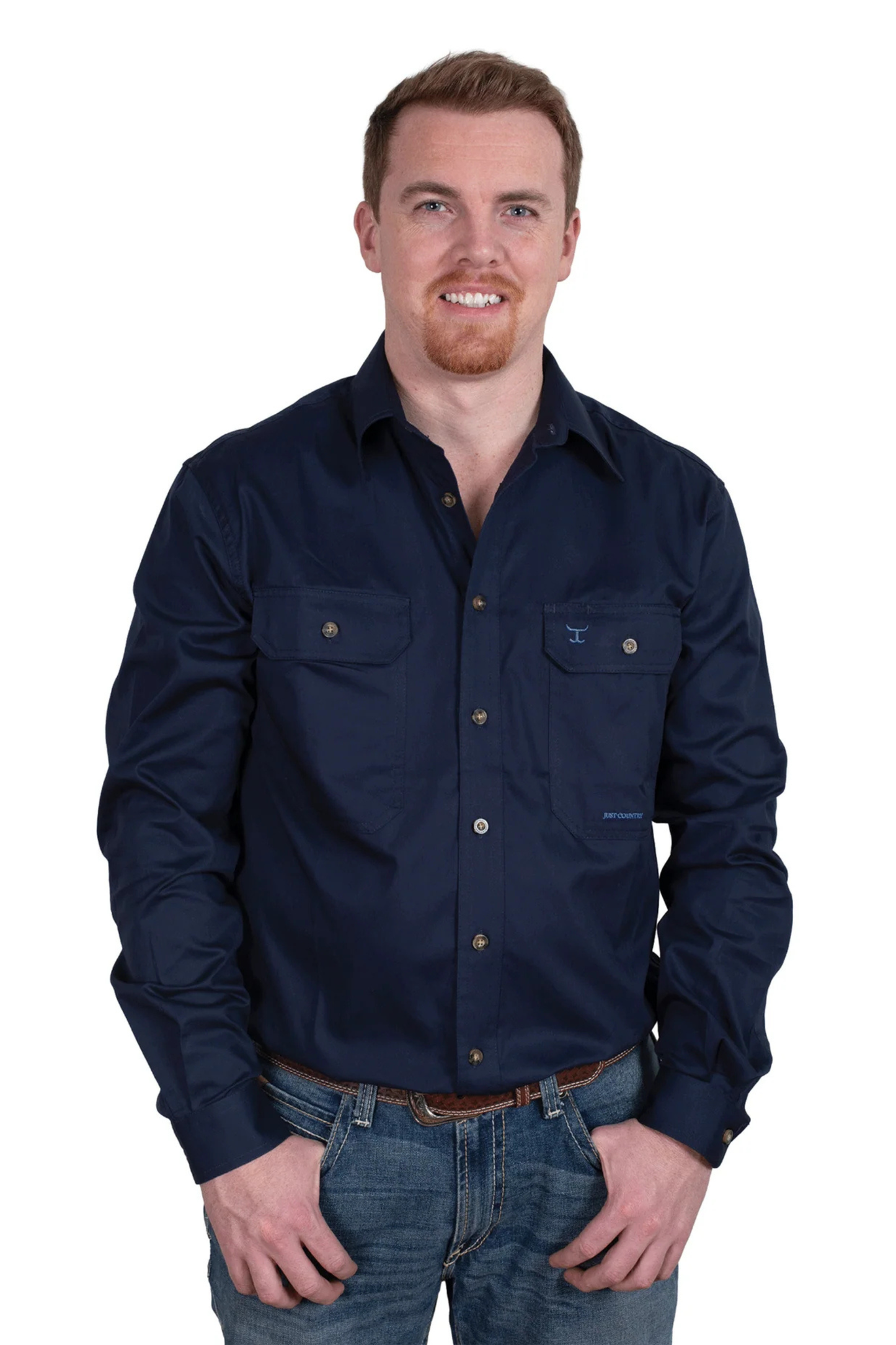 Just Country Mens Evan Full Button Country Workshirt
