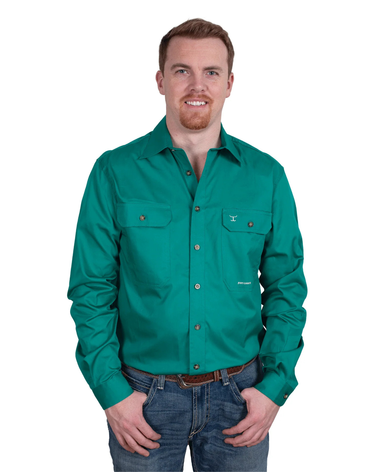 Just Country Mens Evan Full Button Country Workshirt