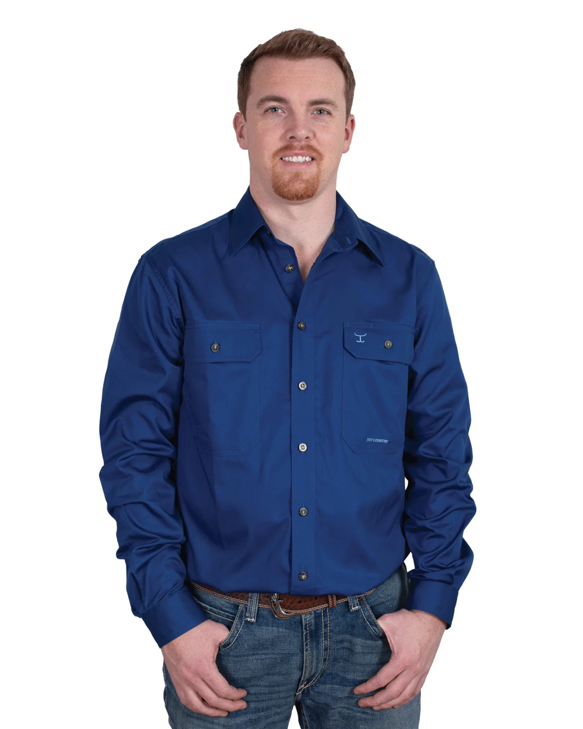 Just Country Mens Evan Full Button Country Workshirt