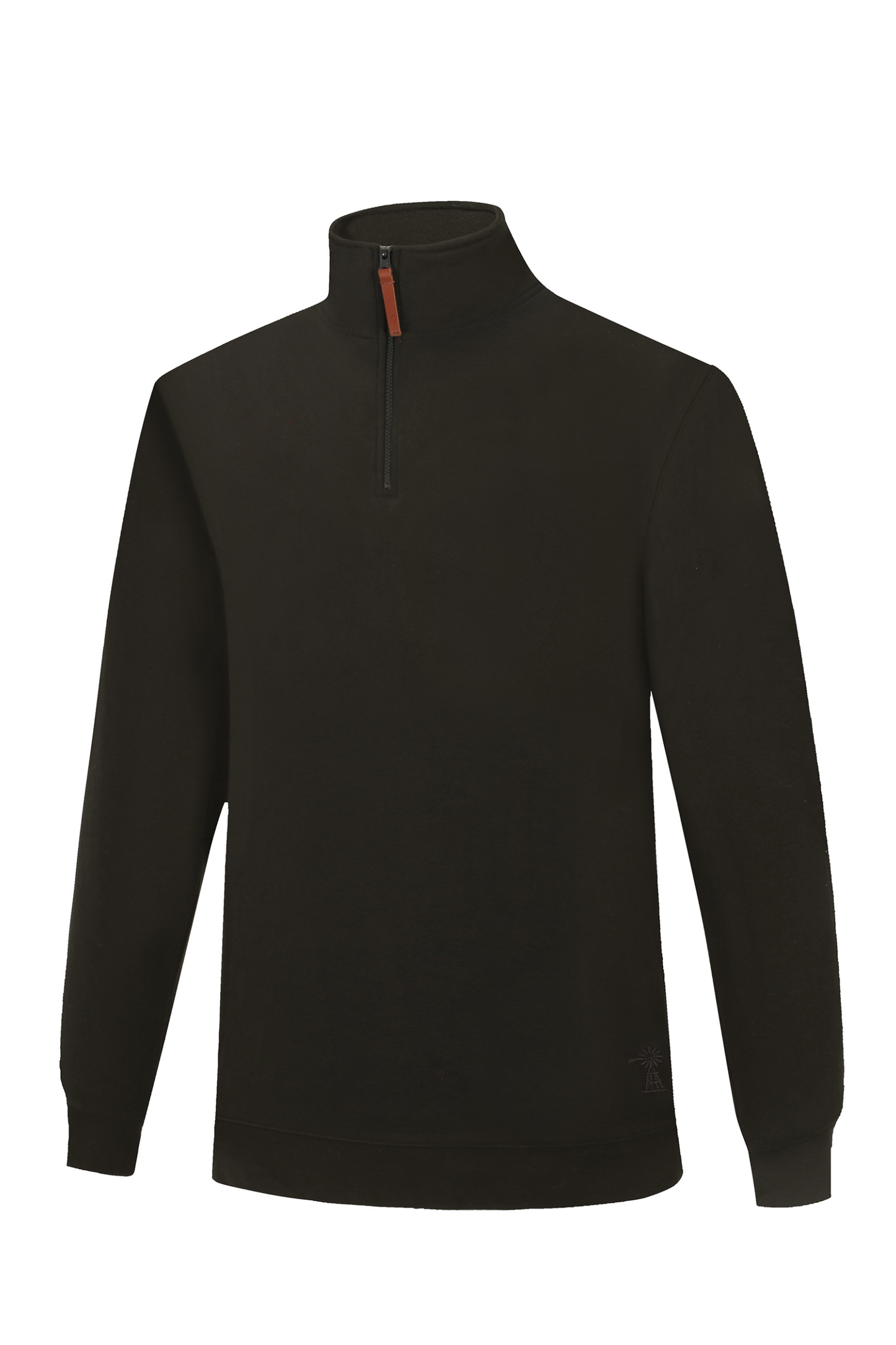 Pilbara Mens Zipper Closed Front Fleece Pullover